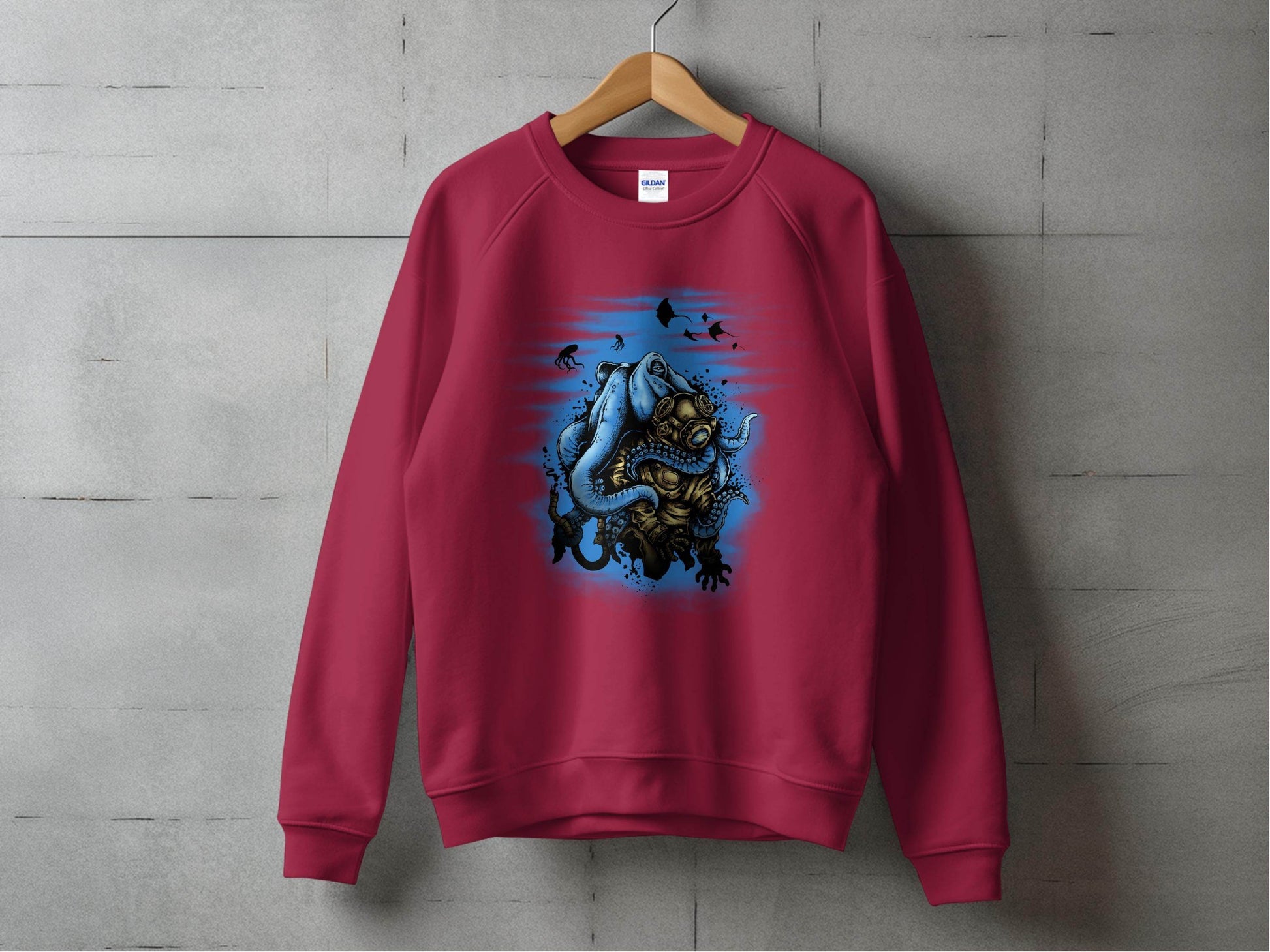 Deep Sea Diver Adventure-Inspired Jelly Fish Graphic Sweater - Design & Vybe