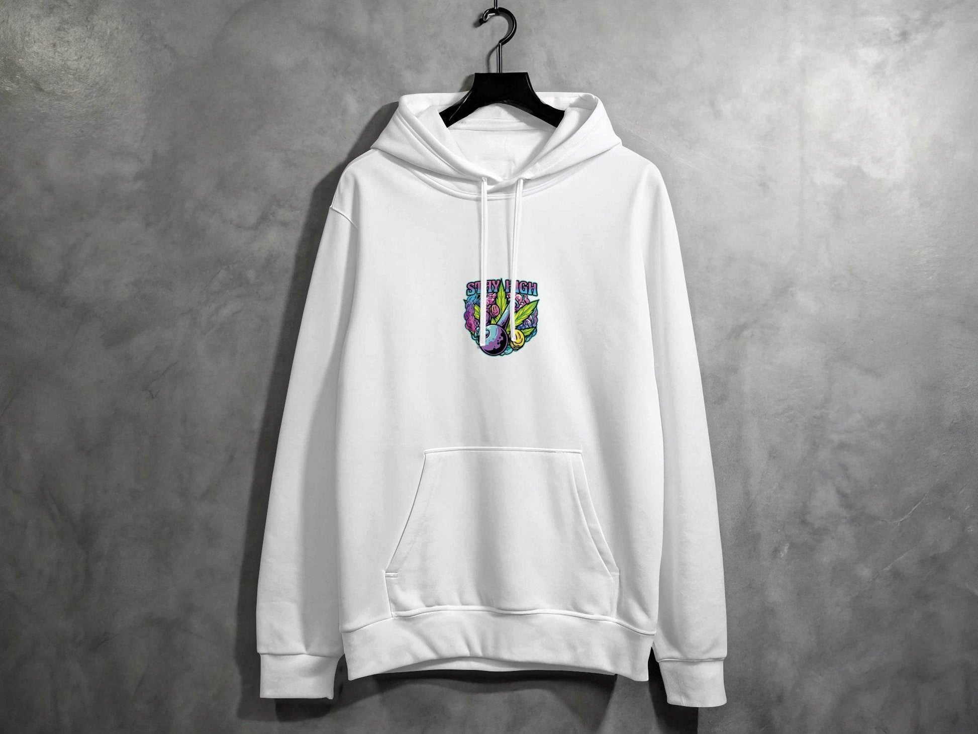 Stay High Graphic Weed Marijuana Cannabis Flower Hoodie - Design & Vybe