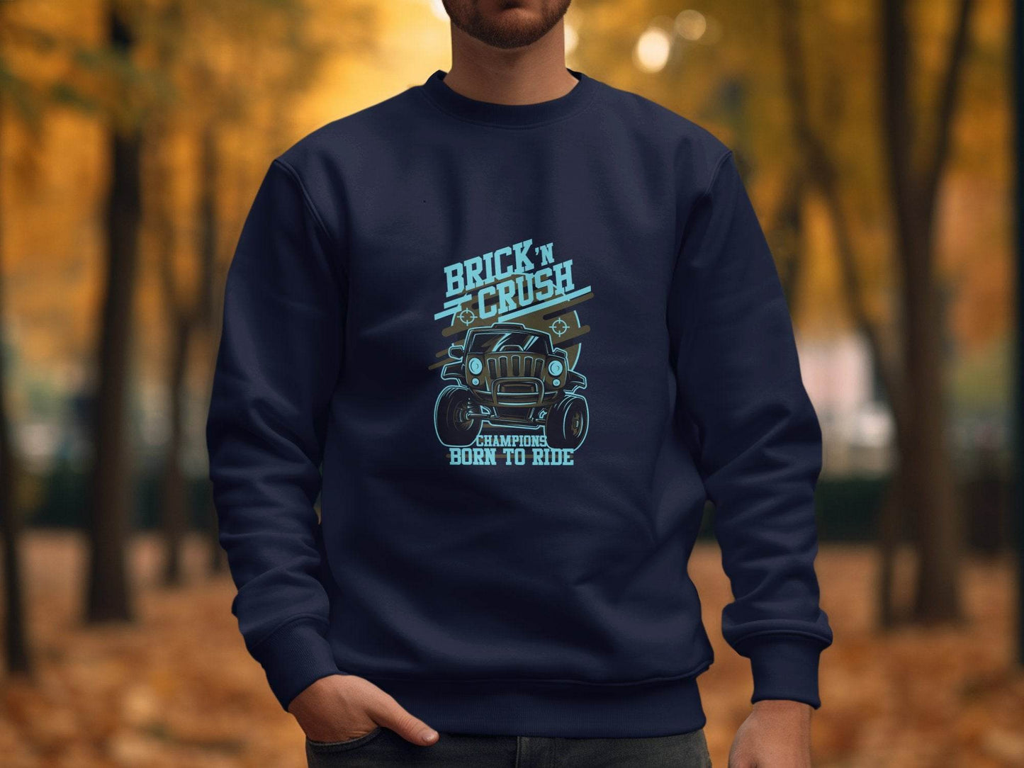 Brick n Crush Champions Born to Ride Graphic Hoodie - Design & Vybe