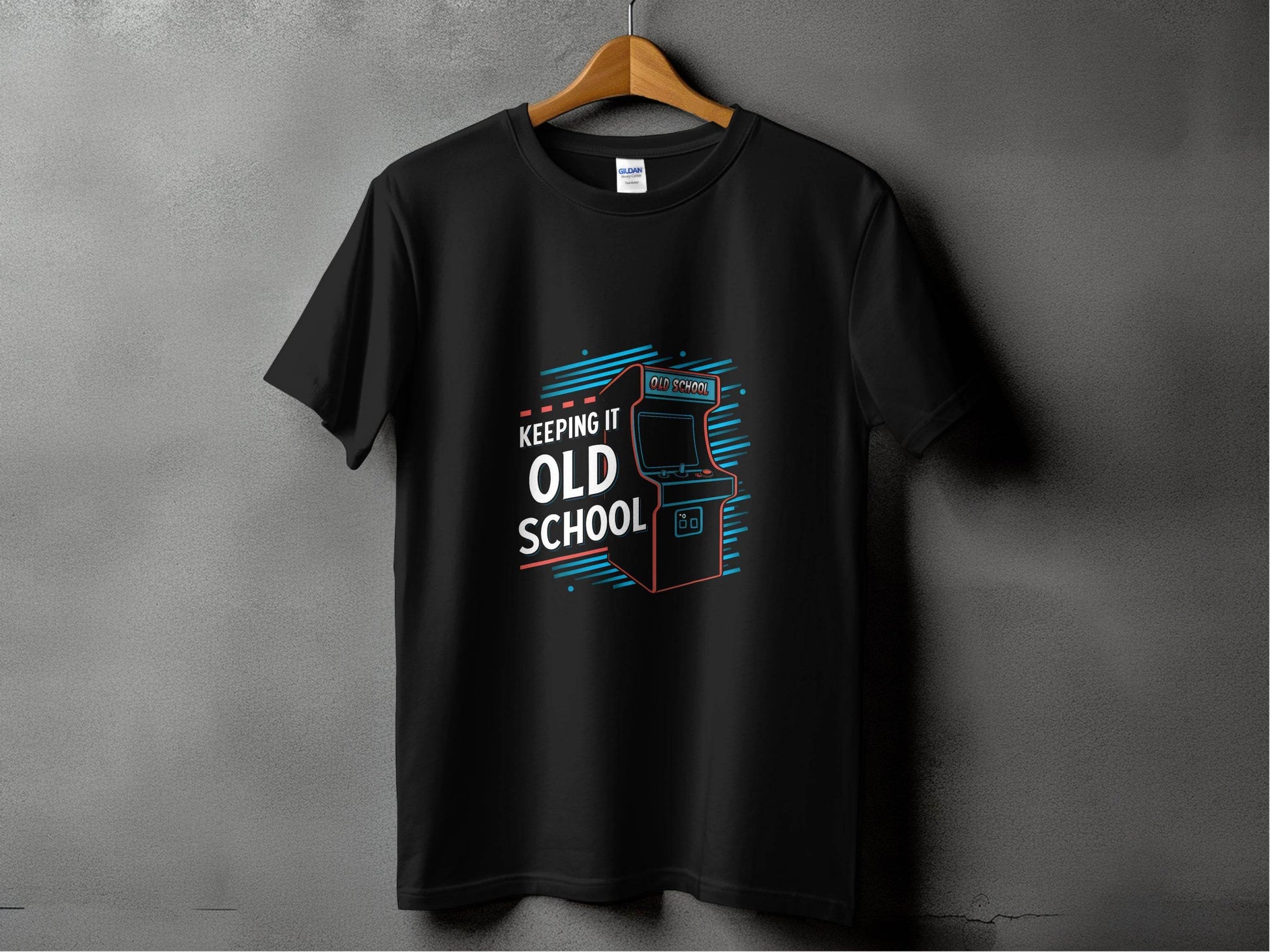 Keeping It Old School Vintage Arcade Game Machine T-Shirt - Design & Vybe