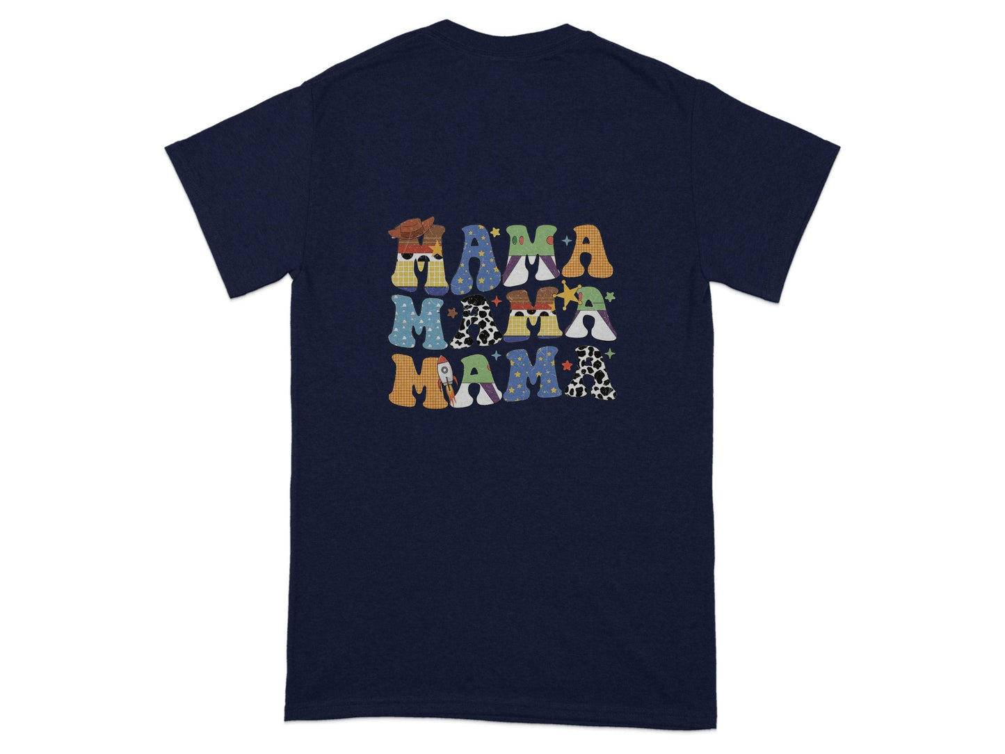 Colorful Mama Letters Cute Family Mama Life T-Shirt - Design & Vybe