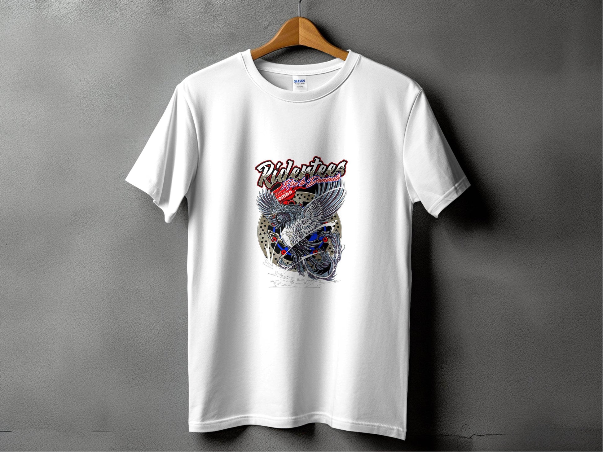 Ridertees Rise to Dominate Phoenix Design Graphic T-Shirt - Design & Vybe
