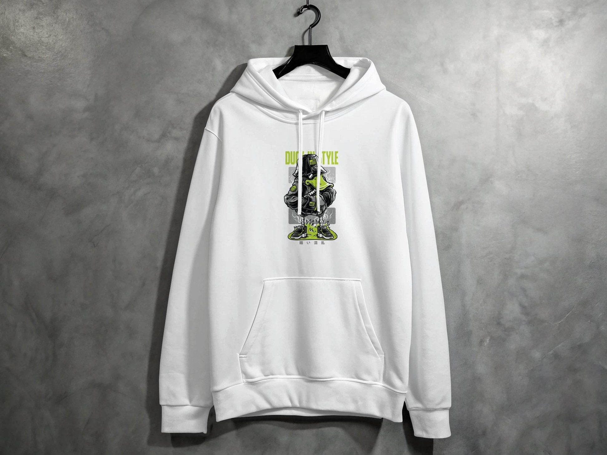Duck in Style Cool Graphic Illustration Unisex Hoodie - Design & Vybe