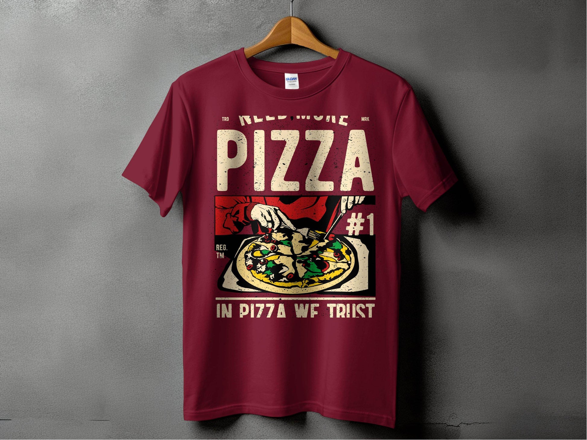 Need More Pizza In Pizza We Trust T-Shirt - Design & Vybe