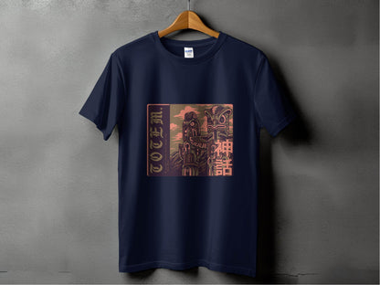 Be Yourself Japanese Totem Poles Graphic Design T-Shirt - Design & Vybe