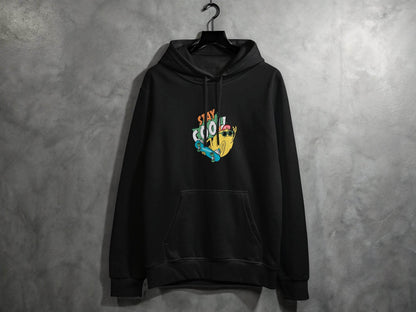 Stay Cool Skateboarding Frog Graphic Hoodie - Design & Vybe