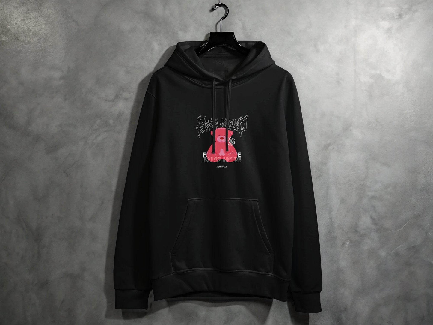 False Hope Teddy Premium Quality Graphic Design Hoodie - Design & Vybe