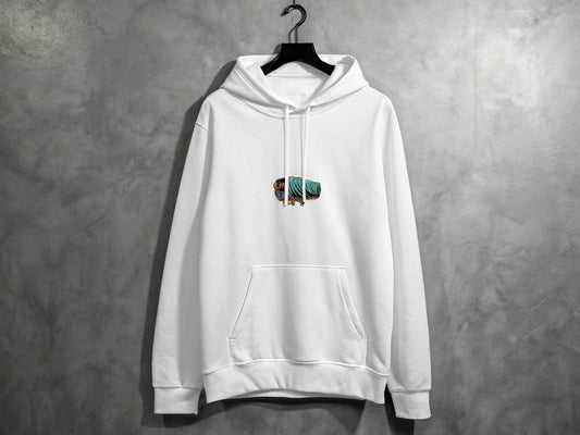 After Party Skeleton Resting in Coffin Graphic Hoodie - Design & Vybe