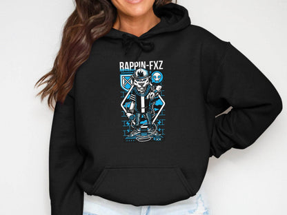 Street Art Urban Panther DJ Design Illustration Hoodie - Design & Vybe