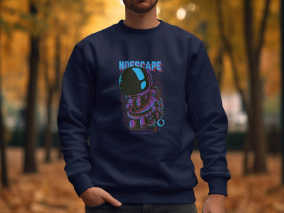 No Escape Spaceman Illustration Graphic Hoodie - Design & Vybe