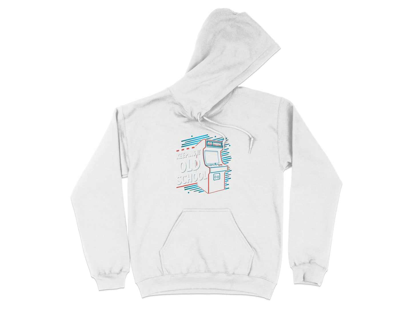 Keeping It Old School Vintage Arcade Game Machine Hoodie - Design & Vybe