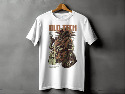 Old Tech Post of the End Robot Inspired T-Shirt - Design & Vybe