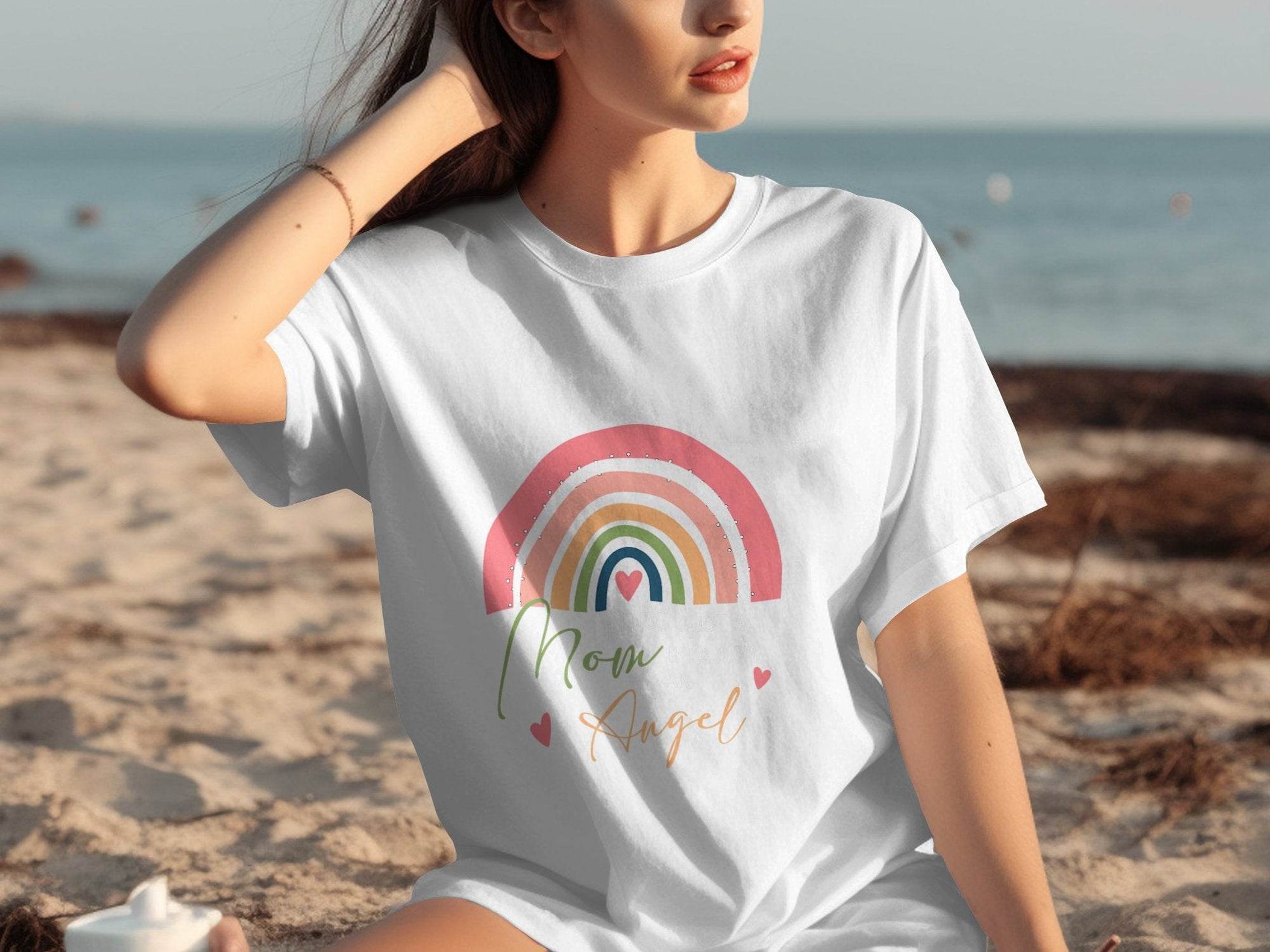 I'm Not Just A Mom To An Angel Mothers Day T-Shirt - Design & Vybe