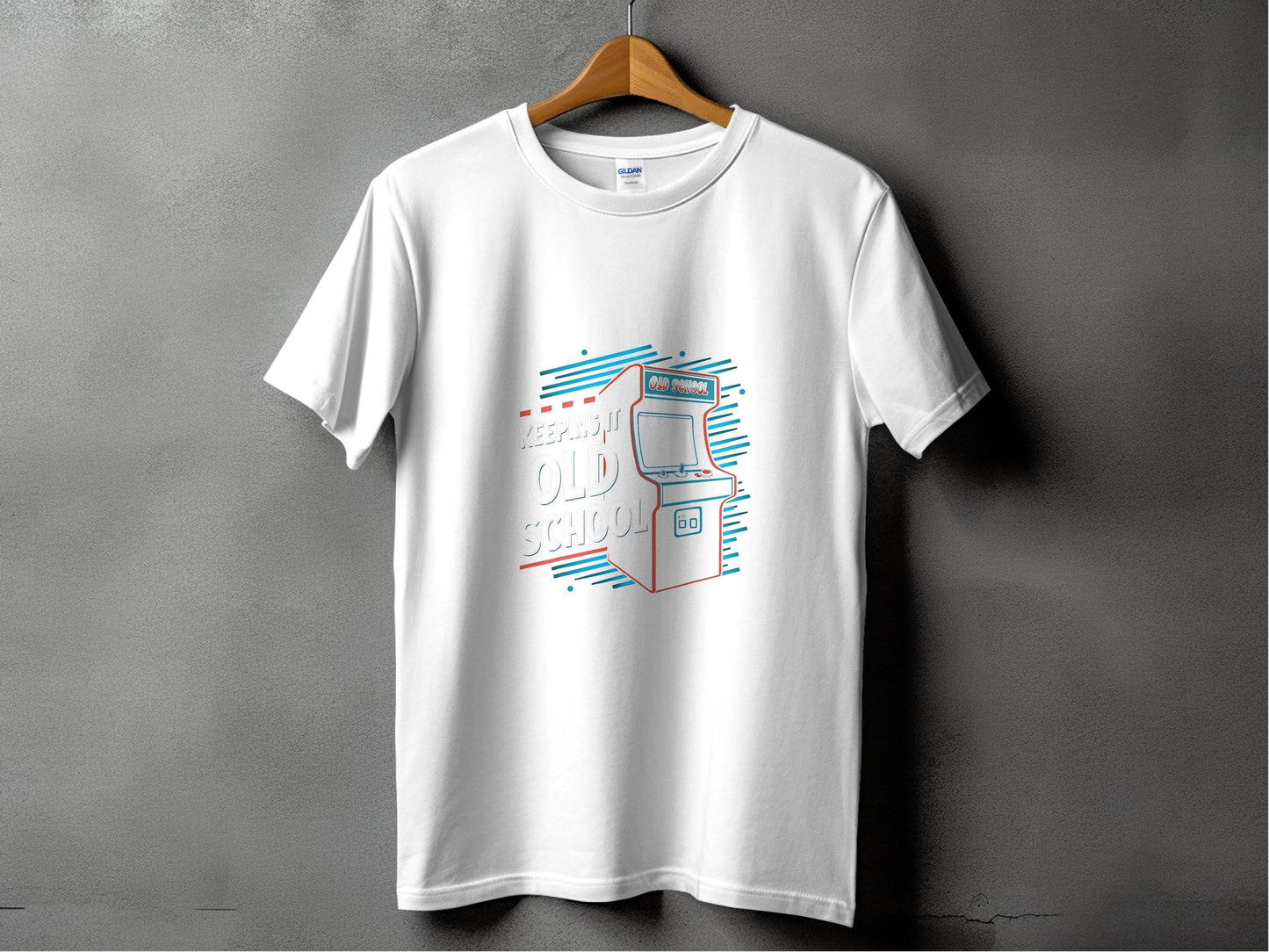 Keeping It Old School Vintage Arcade Game Machine T-Shirt - Design & Vybe