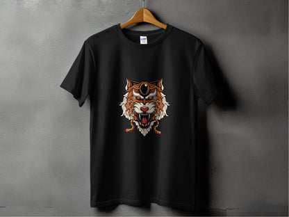 Mystical Tiger with Third Eye Illustration for You T-Shirt - Design & Vybe