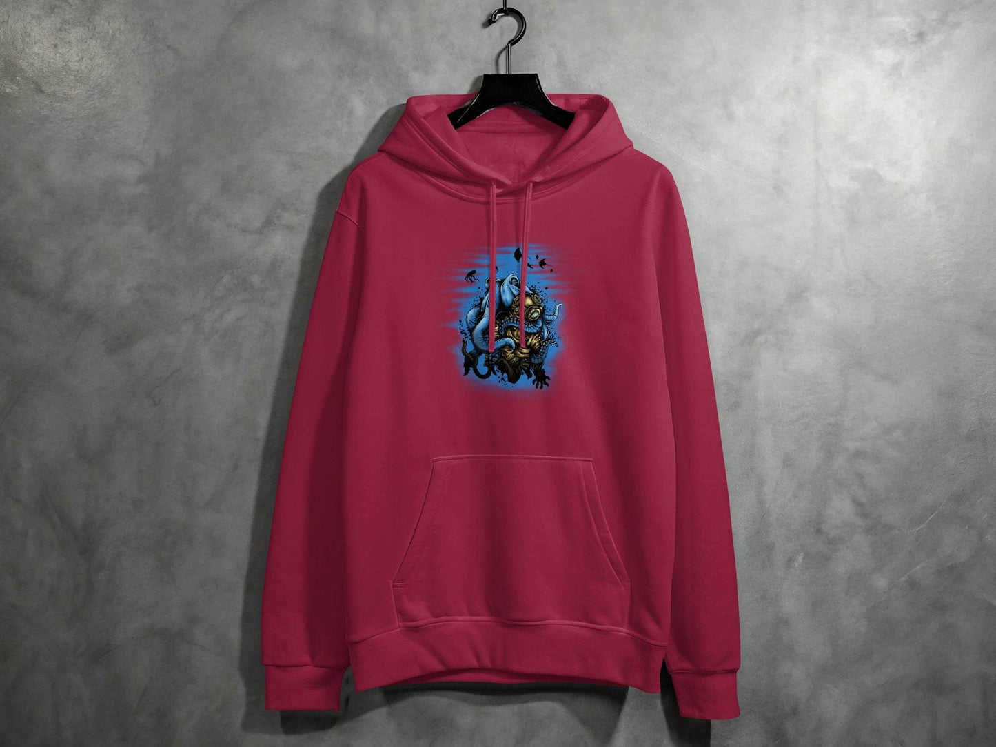 Deep Sea Diver Adventure-Inspired Jelly Fish Graphic Hoodie - Design & Vybe