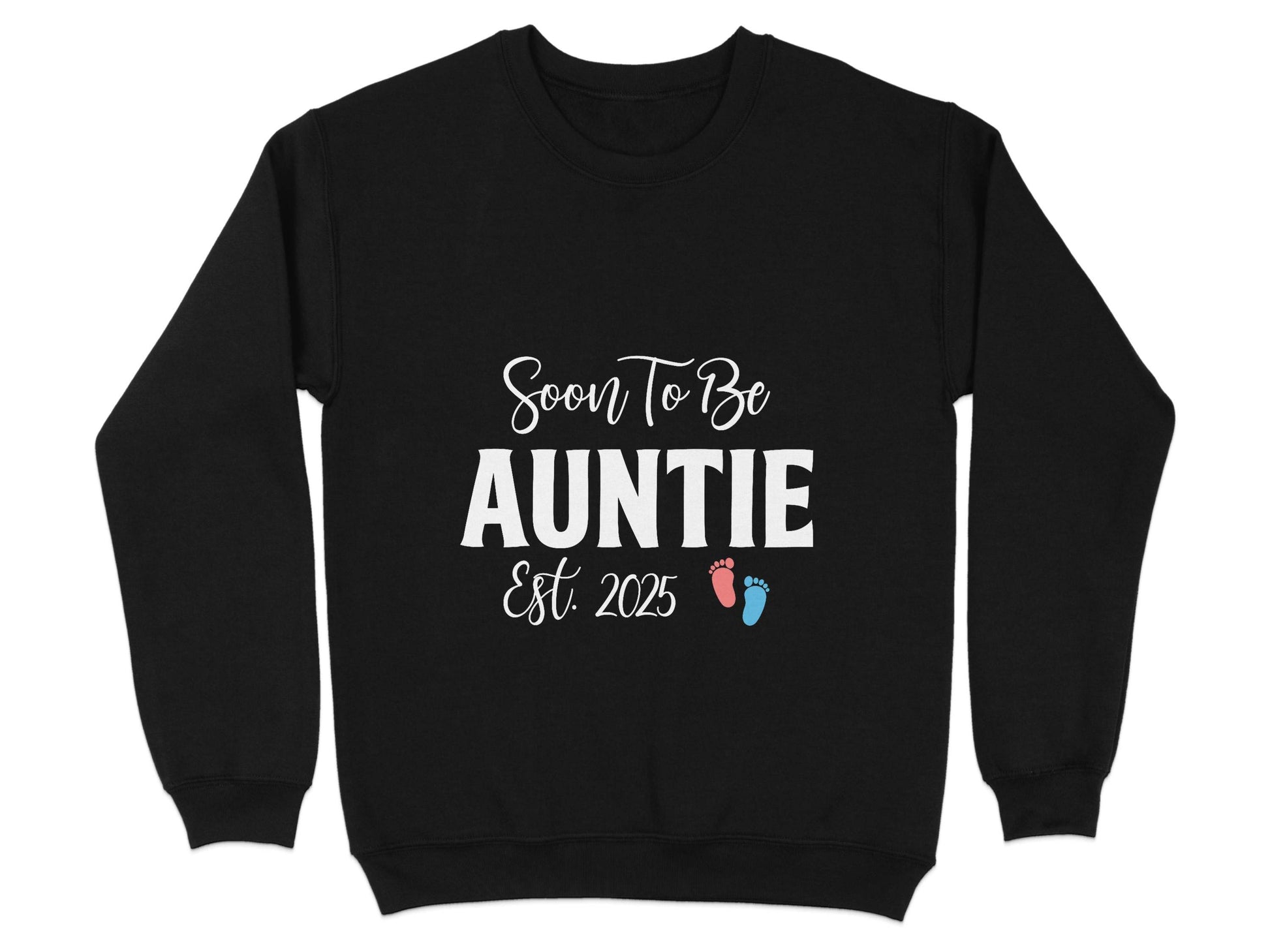 Soon To Be Auntie Est 2025 Design New Auntie Sweater - Design & Vybe