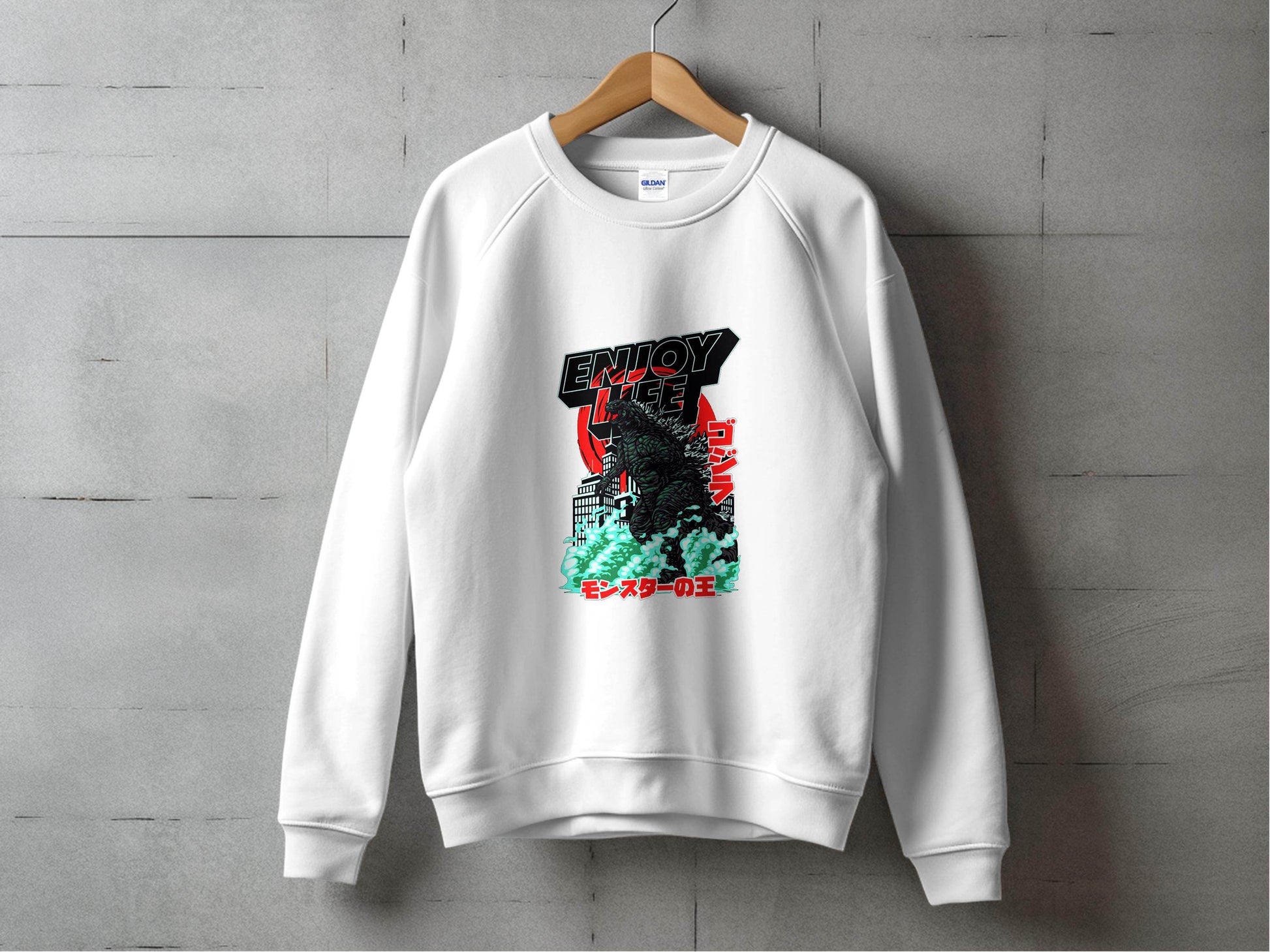 Enjoy Life Godzilla Monster King Of The Monsters Hoodie - Design & Vybe