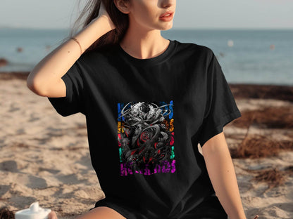 Complex Creature Design with Colorful Accents Premium T-Shirt - Design & Vybe