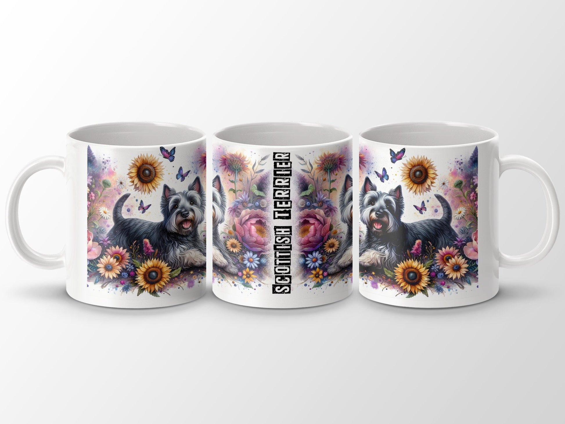 Scottish Terrier Cute Designed Artistic Coffee Mug Product