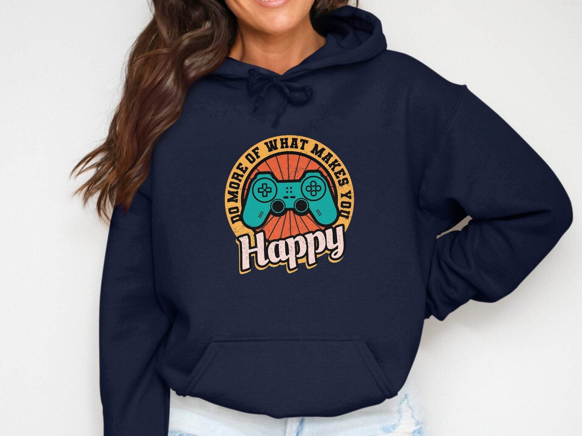 Do More Of What Makes You Happy Graphic Hoodie - Design & Vybe