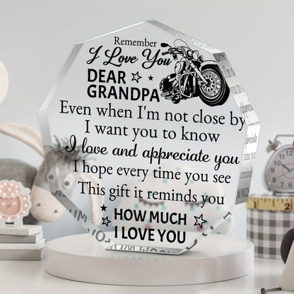 Grandpa Love & Appreciation Plaque