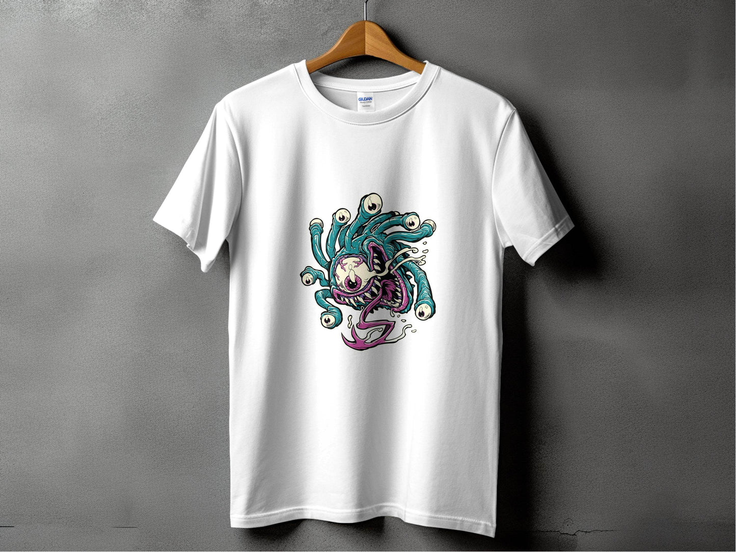 Eye Monster Colorful Fantasy Illustration Graphic T-Shirt - Design & Vybe