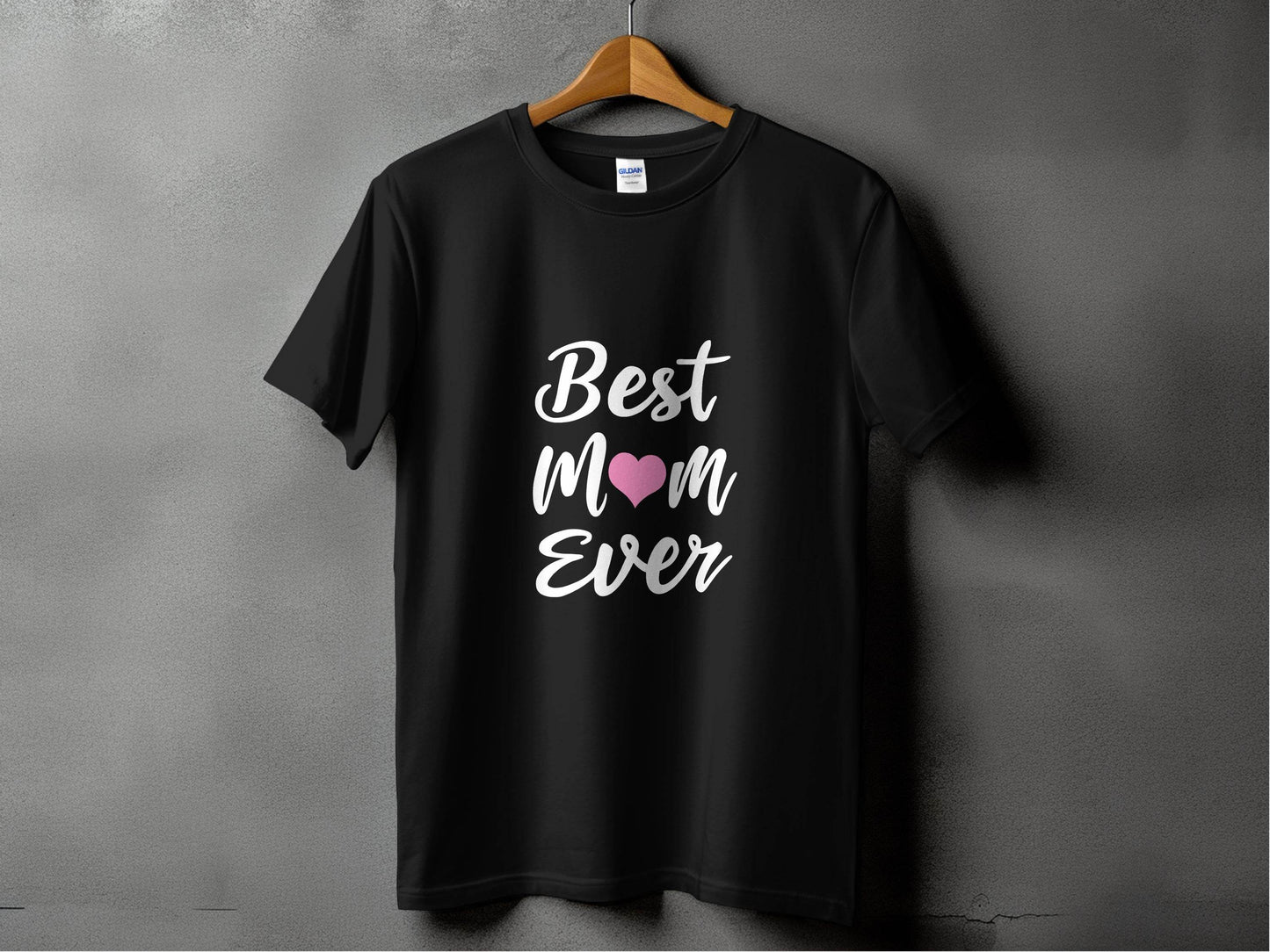 Best Mom Ever with Heart Mothers Day Celebration T-Shirt - Design & Vybe