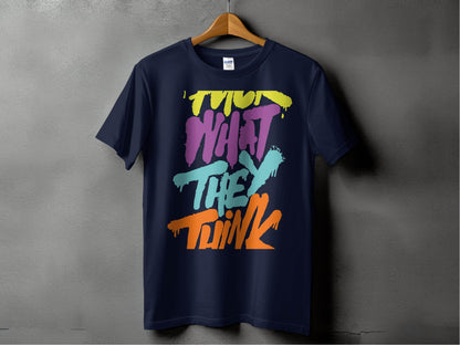 Colorful Graphic Tee with Bold Statement Design product