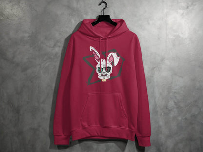 Morbid Zombie Rabbit Graphic Cool Design Hoodie - Design & Vybe