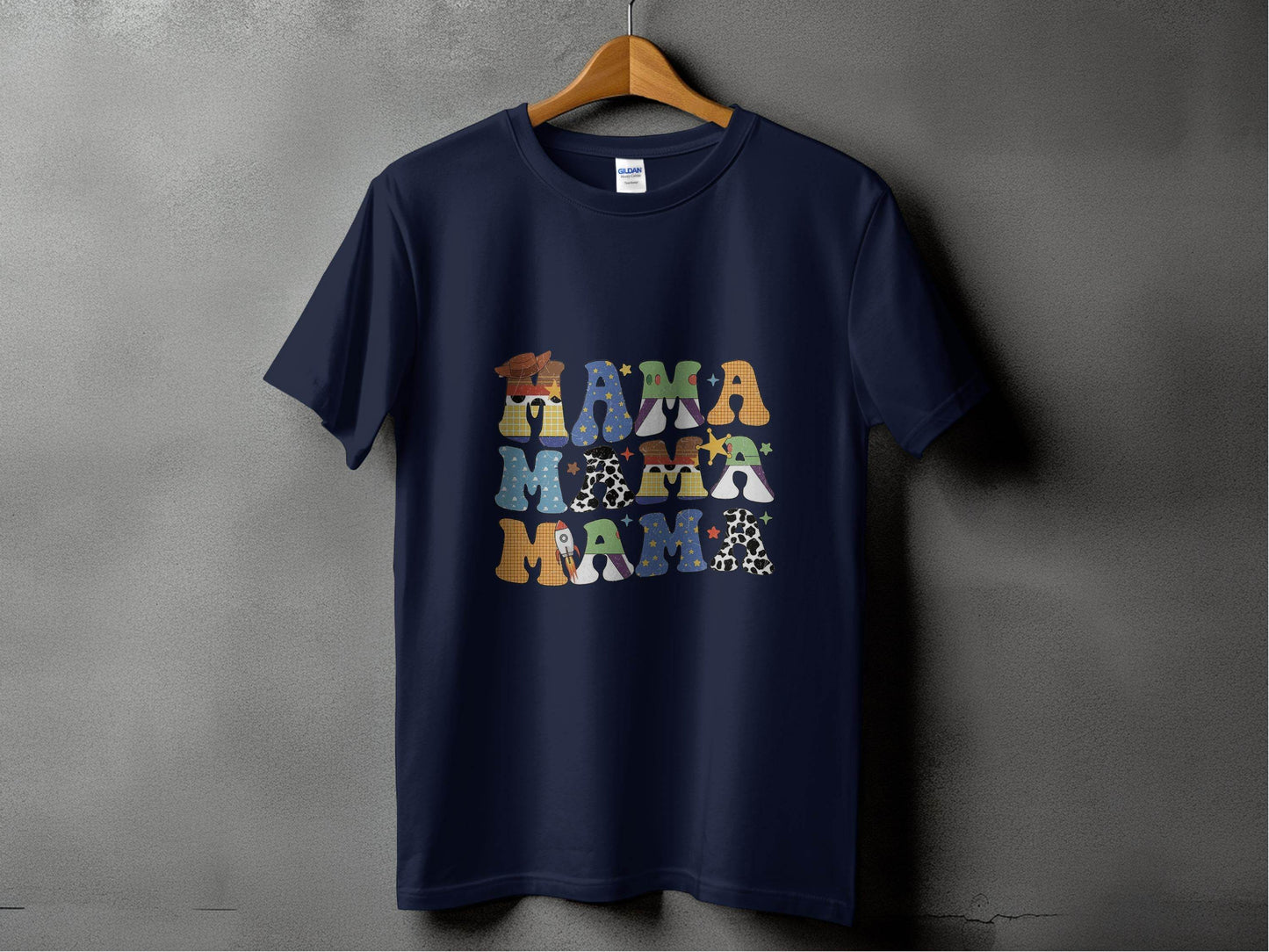 Colorful Mama Letters Cute Family Mama Life T-Shirt - Design & Vybe