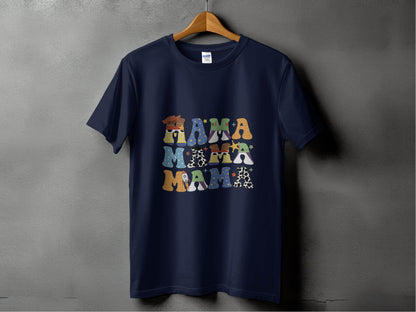 Colorful Mama Letters Cute Family Mama Life T-Shirt - Design & Vybe