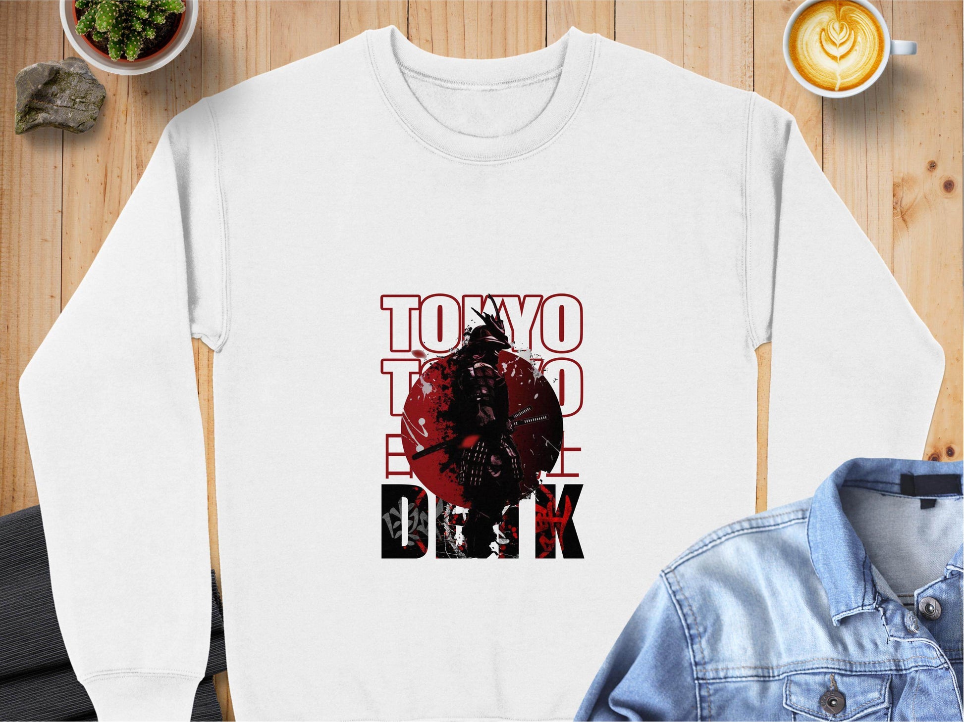 TOKYO Samurai Warrior Japan Style Art Sweater - Design & Vybe