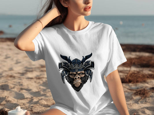 Samurai Warrior Monkey Graphic T-Shirt product type