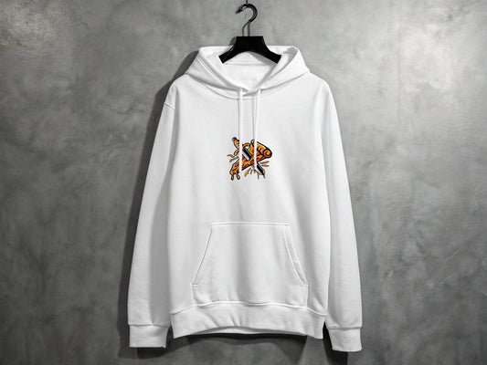 Pizza Slice Versus Sword Funny Artistic Design Hoodie - Design & Vybe