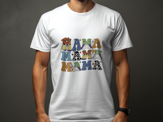 Kaka Mama Mama Fun and Colorful Graphic T-shirt product