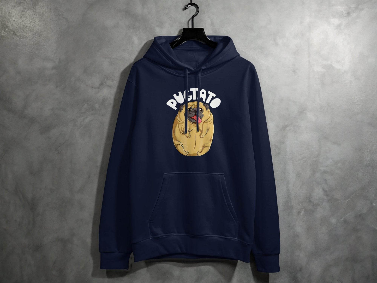 Cute Pugtato Dog Pug Design Graphic Hoodie - Design & Vybe