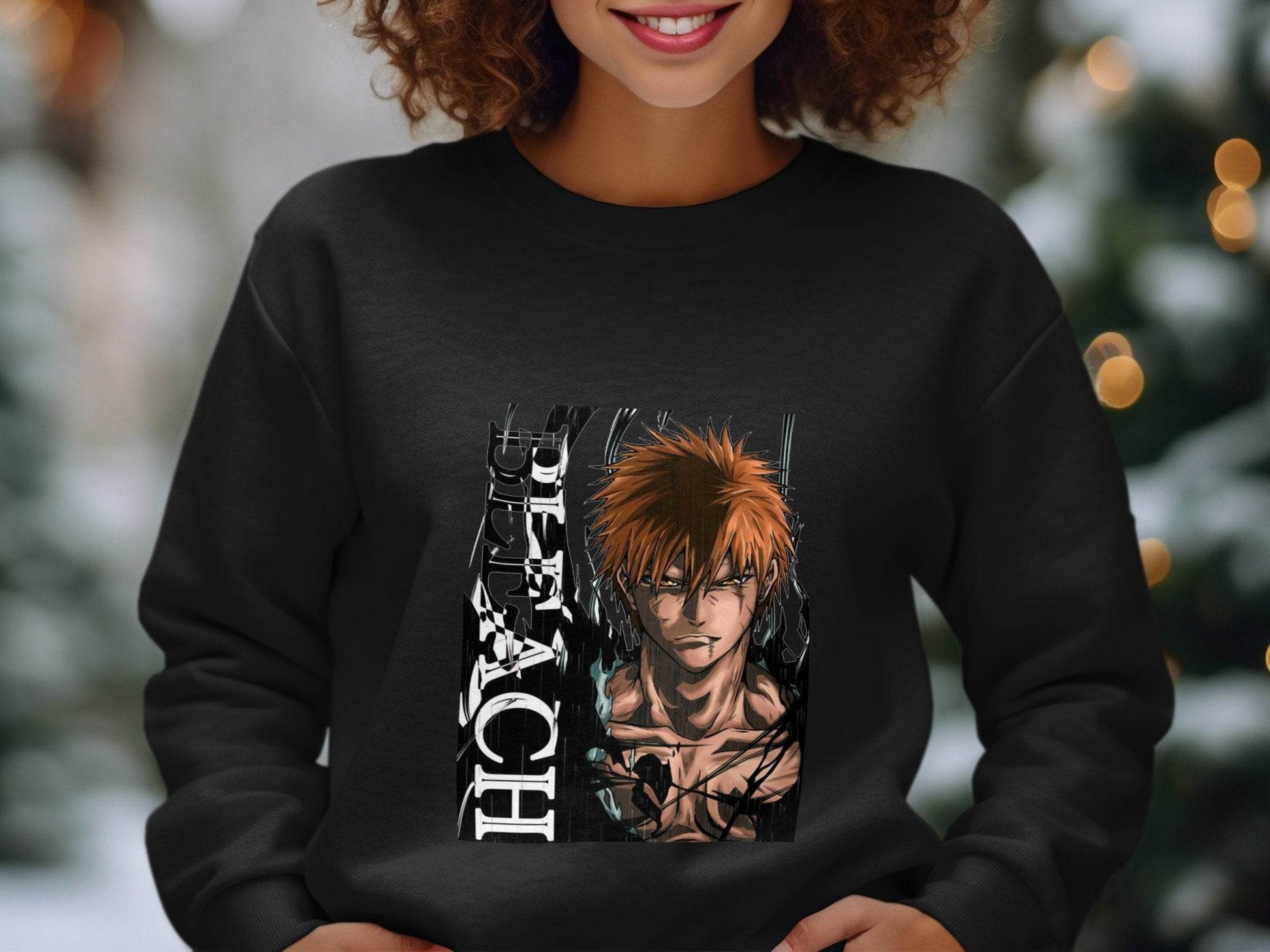 Bleach Ichigo Kurosaki Anime Character Cool Graphic Sweater - Design & Vybe