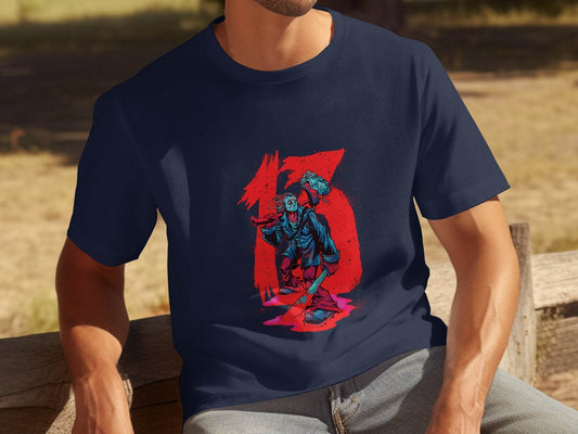 Friday the 13th Jason Voorhees Horror Art T-Shirt - Design & Vybe