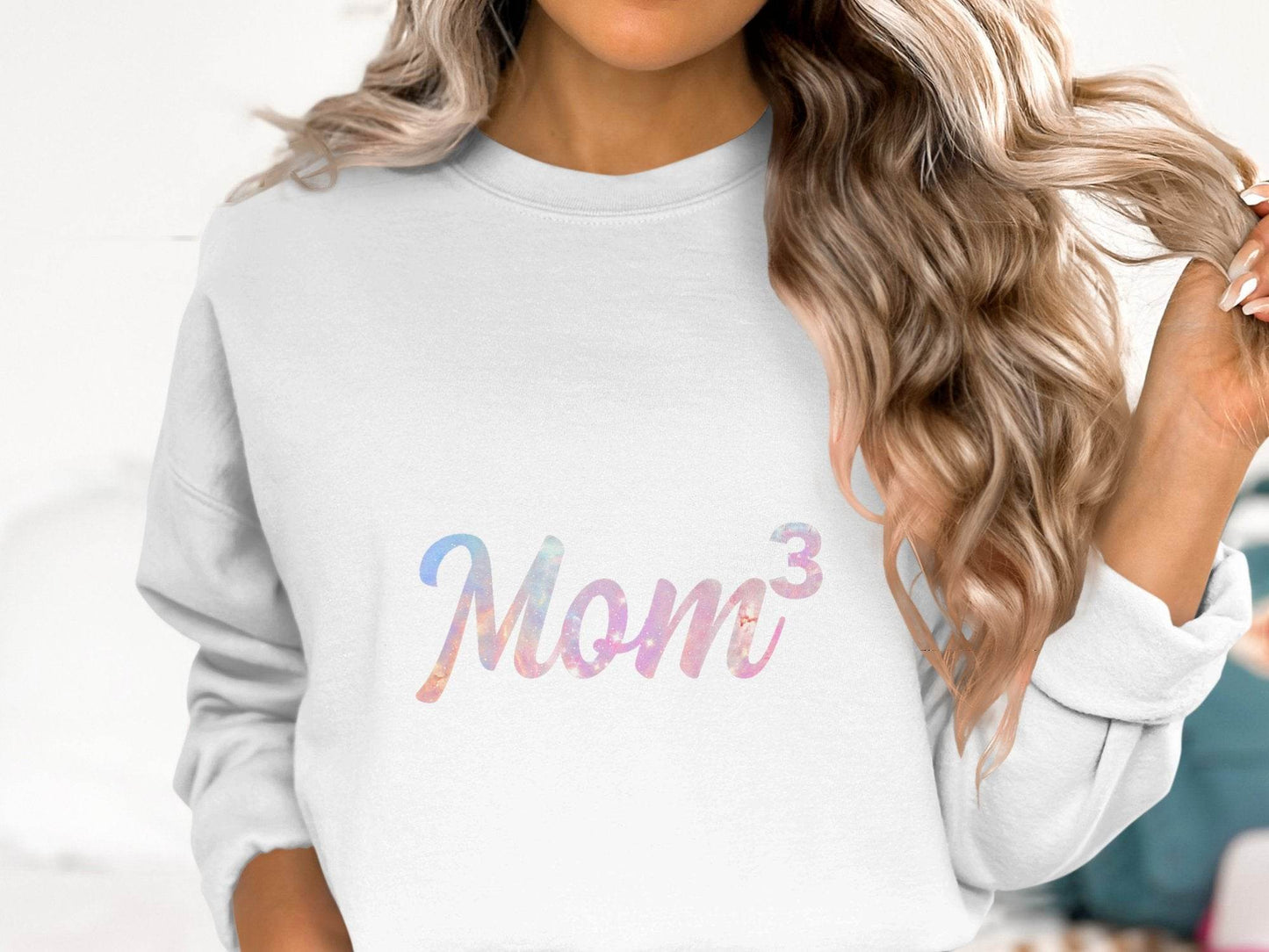 Mom Cubed Galaxy Design For Mothers Mothers Day Sweater - Design & Vybe