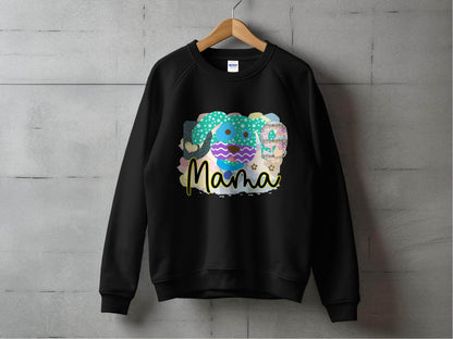 Dog Mama Colorful Graphic Design Great Gift Idea Sweater - Design & Vybe