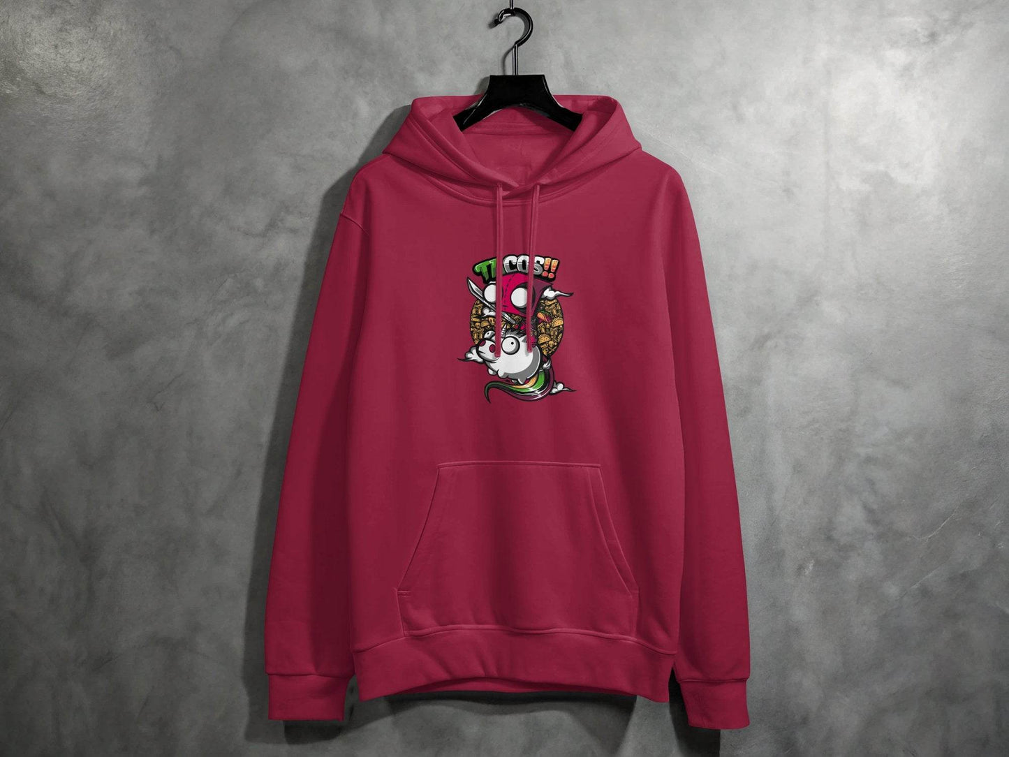 Tacos Deadpool on Unicorn Funny Character Design Hoodie - Design & Vybe
