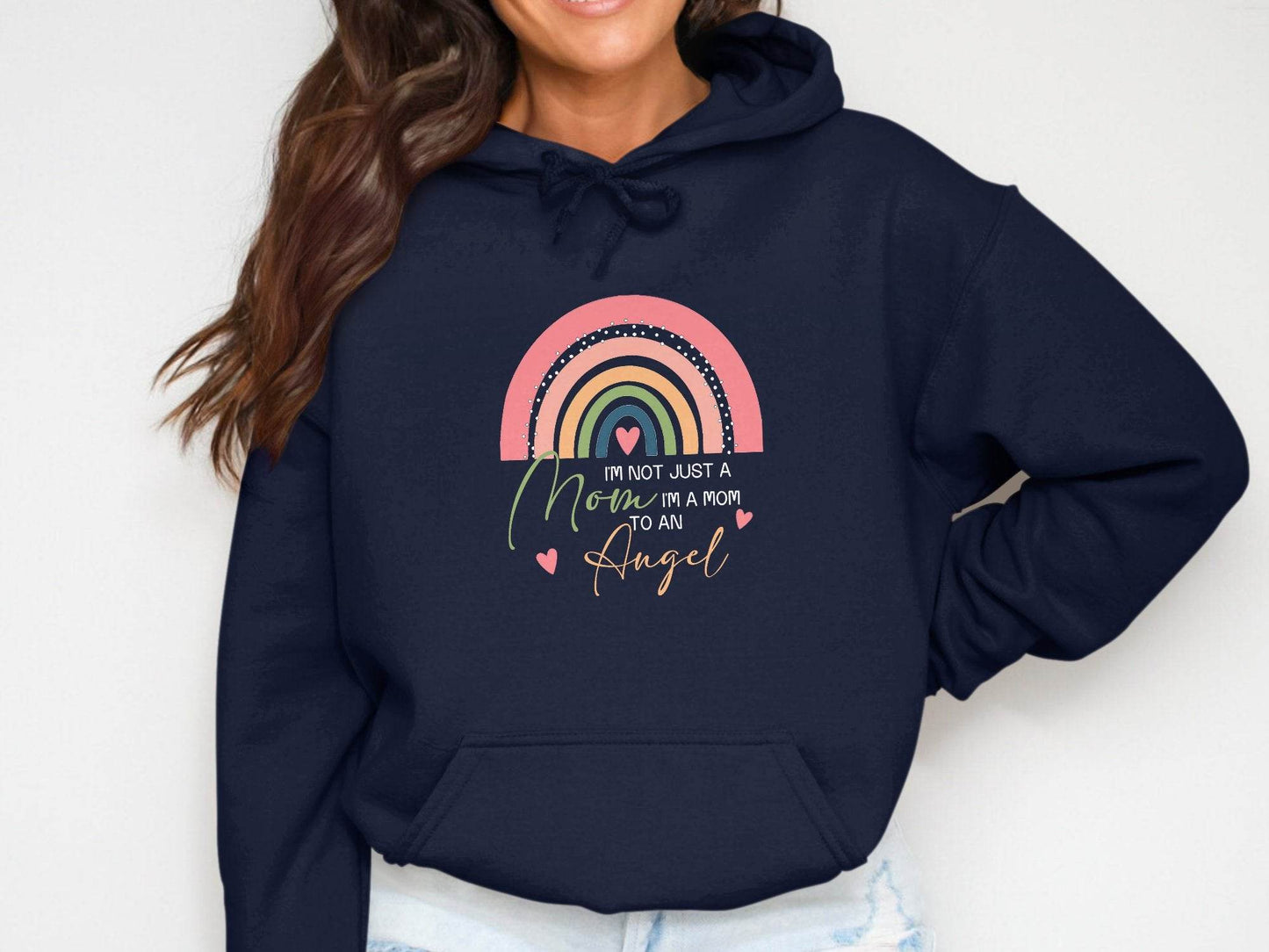 I'm Not Just A Mom To An Angel Mothers Day Hoodie - Design & Vybe