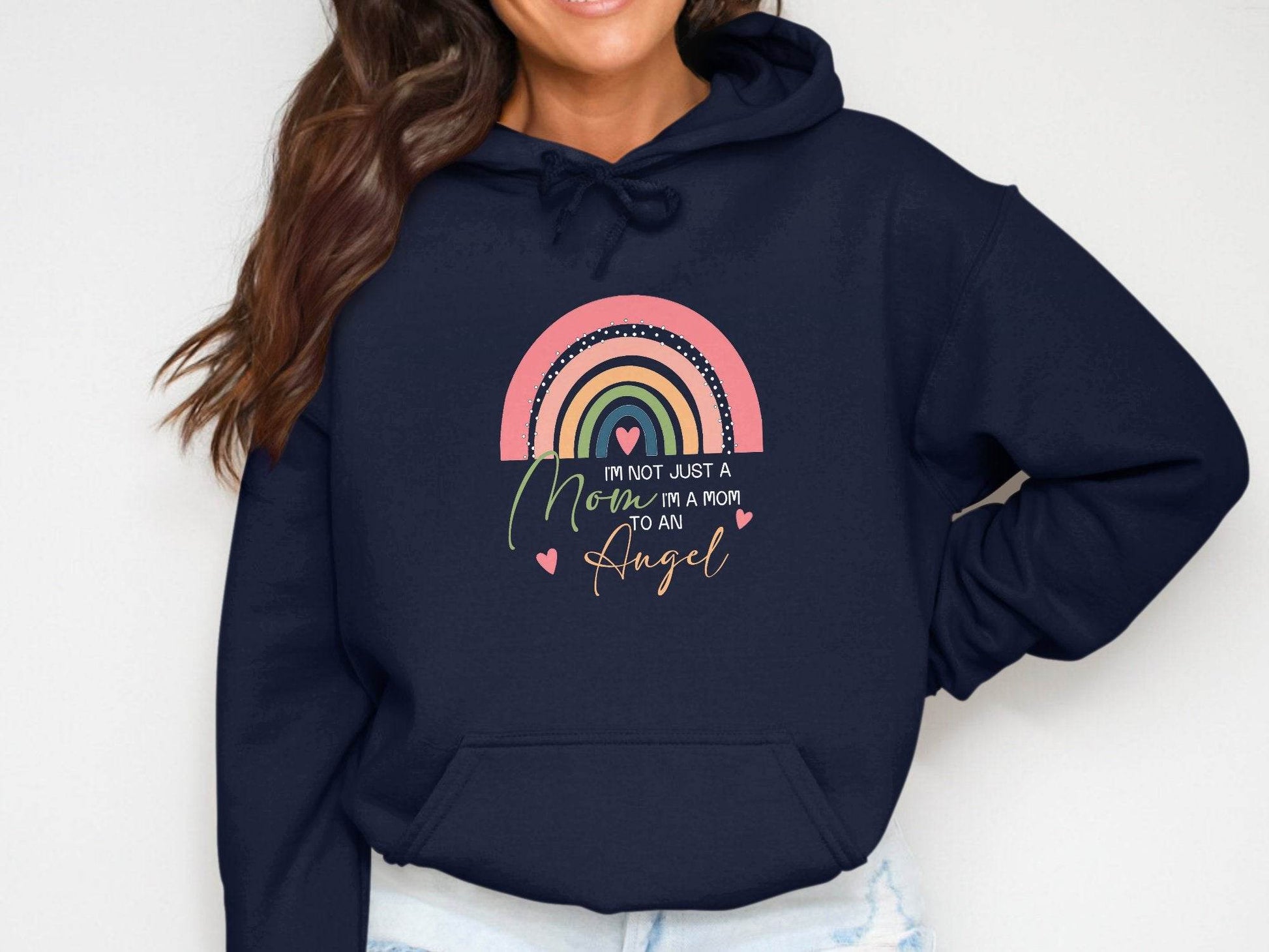 I'm Not Just A Mom To An Angel Mothers Day Hoodie - Design & Vybe