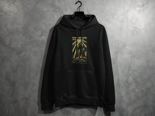 Total Defeated Back From The Death Stylish Graphic Hoodie - Design & Vybe