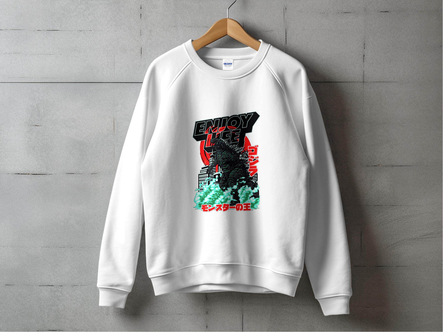Enjoy Life Godzilla Monster King Of The Monsters Sweater - Design & Vybe