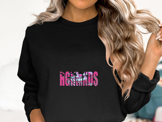 Highmeds Graphic Print Black Sweatshirt product