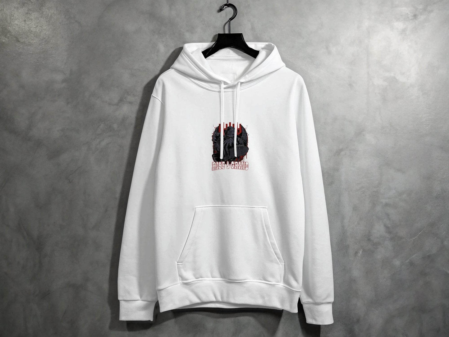 Rise and Grind Skater Monster Graphic Novelty Hoodie - Design & Vybe