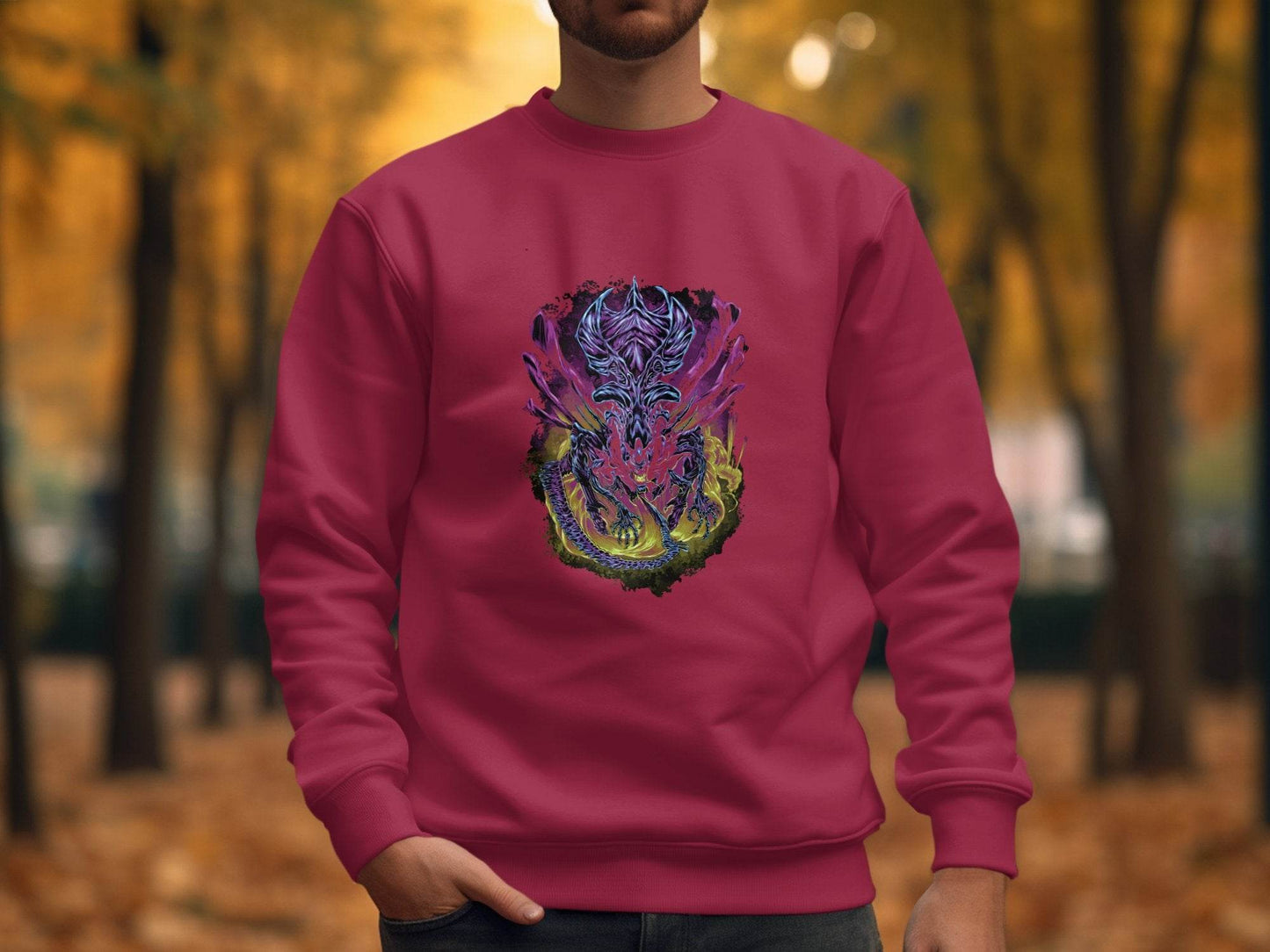 The Queen Xenomorph Art Monster Illustration Sweater - Design & Vybe