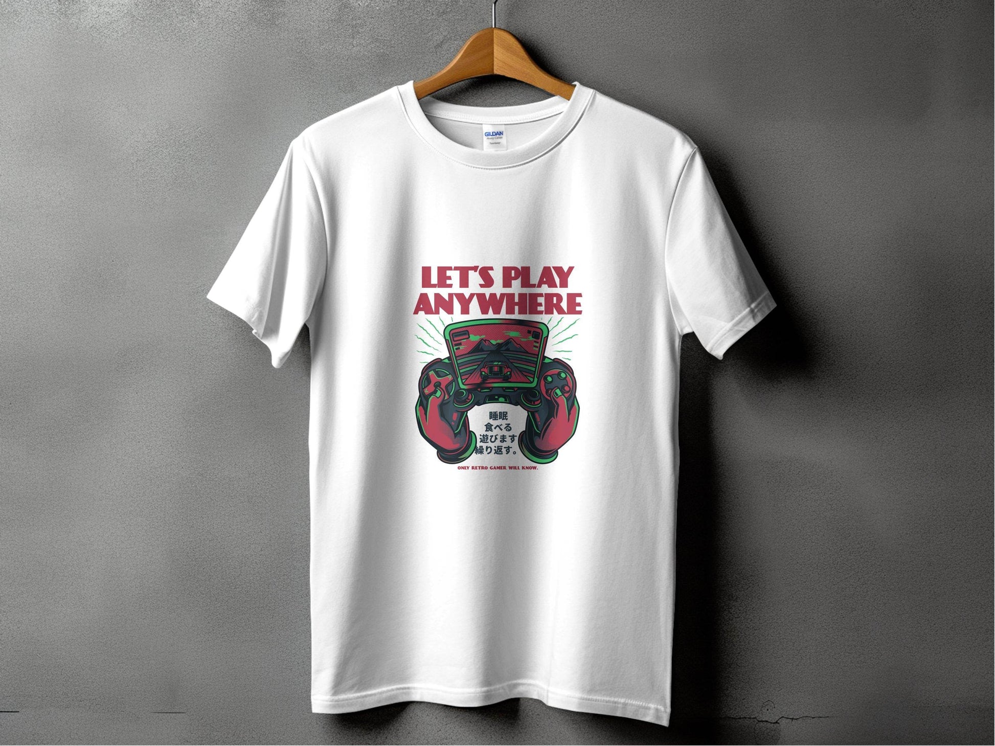 Let's Play Anywhere Retro Gamer Will Know It T-Shirt - Design & Vybe